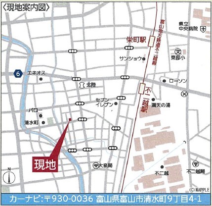 現地案内図